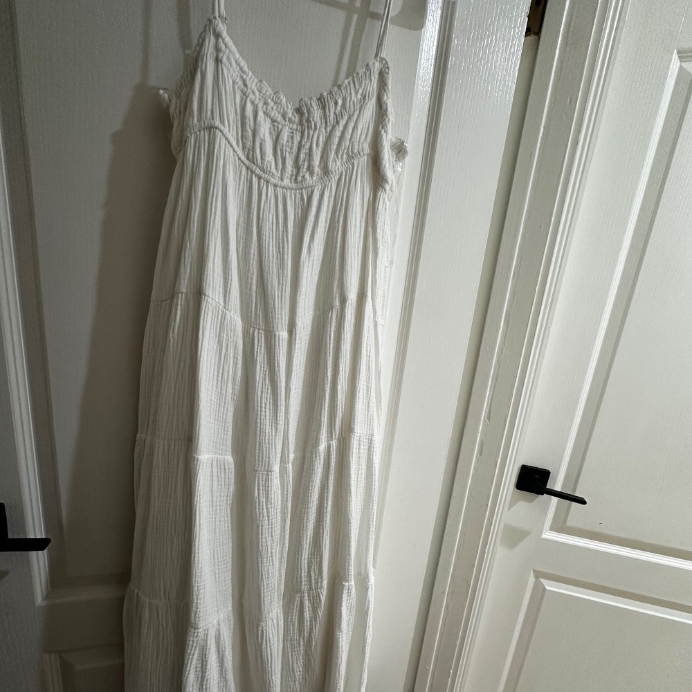 Off white long dress